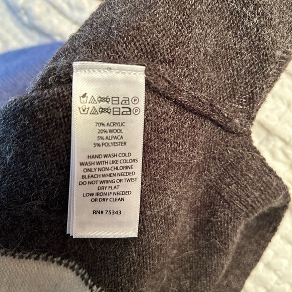 SIRIANO! Cowl neck, tunic length, half sleeves, colour block style! - Picture 5 of 5